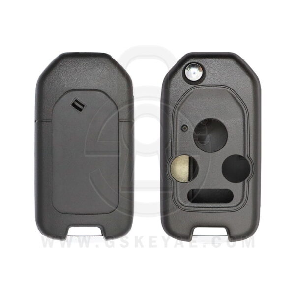 2008-2014 Honda Acura Flip Remote Key Shell Case Cover 4 Button For 35113-TL0-A10 / MLBHLIK-1T
