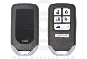 Coque de clé intelligente Honda Odyssey 2014-2017 6 boutons avec portes coulissantes