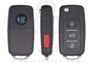 Keydiy KD Universal Flip Remote Key 4 Buttons B Series VW Volkswagen Type B08-3+1