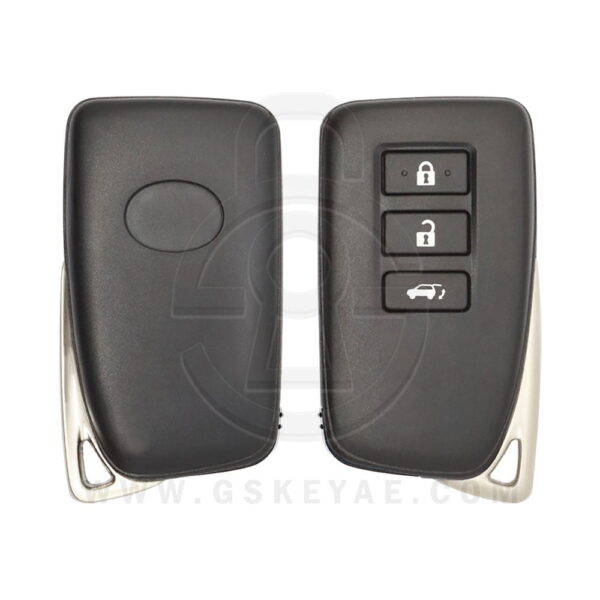 2016-2020 Lexus LX570 RX350 NX200 Smart Remote Key Shell Cover 3 Buttons LXP90 Blade