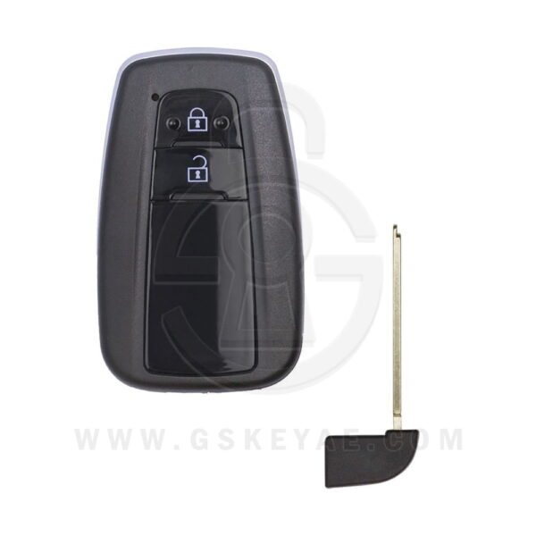 Toyota Land Cruiser Prado Smart Key Proximity Remote 2 Button 433MHz TOY48 Blade 89904-60L70