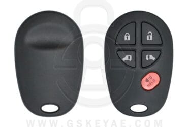2004-2019 Toyota Sienna Tacoma Tundra Keyless Entry Remote Shell Cover 5 Button GQ43VT20T