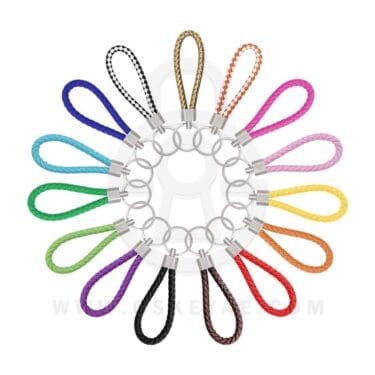 15Pcs X Key Chain Keychain Key Ring Leather Rope For Car Keys - SET