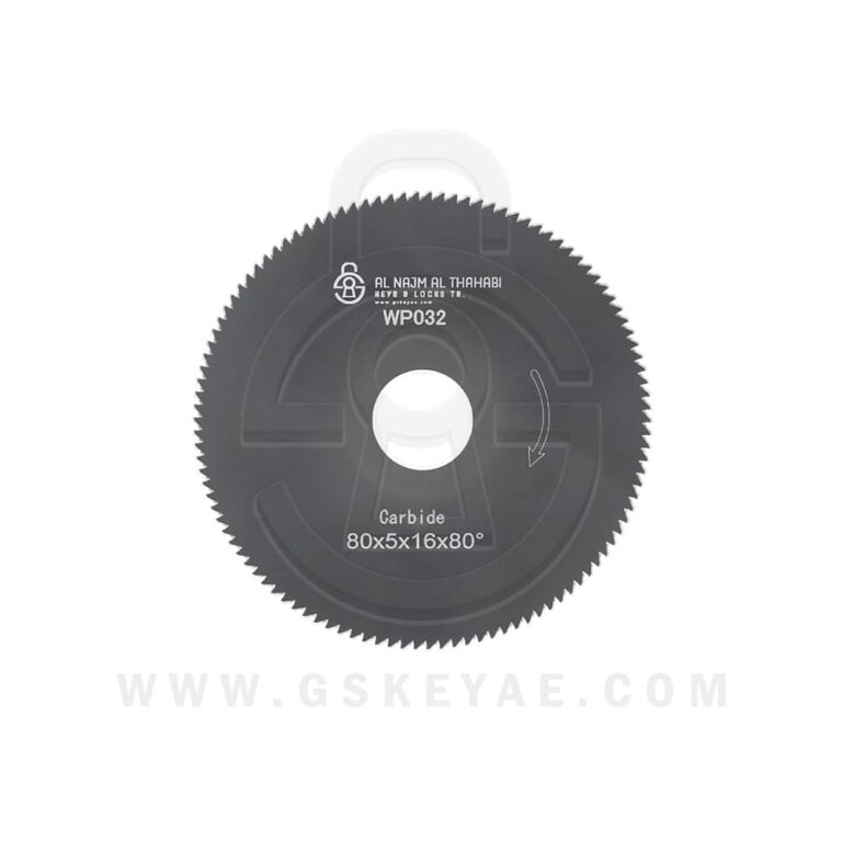 Angle Milling Cutter Carbide Φ80X5XΦ16X80°-0.5 2028 For ILCO KD50A Bravo II Bravo III Dezmo