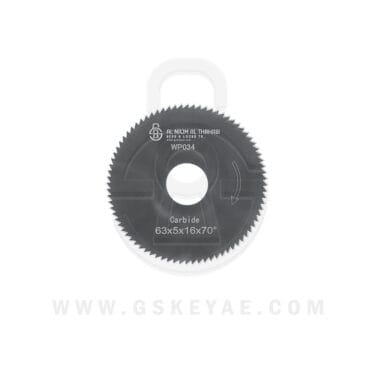 Angle Milling Cutter Carbide Material Φ63X5.0XΦ16X70° 3752 For Keyline NINJA