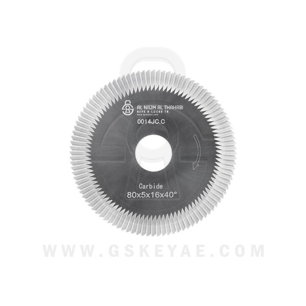 Angle Milling Cutter Carbide Φ80X5.0XΦ16X40° GS-990 For JINGJI P2 100G2 100G3 Q29 100G5