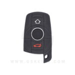 3 Button Silicone Cover Case Replacement For BMW CAS3 1/3/5/X5 Series Smart Remote Key
