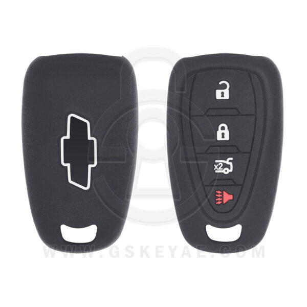 Chevrolet Cruze Camaro Smart Remote Key Silicone Protective Cover Case 4 Button