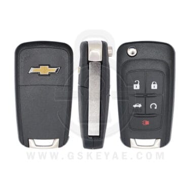2013-2015 Chevrolet Malibu Impala Flip Smart Key Remote 5 Button w/ Start 433MHz 13584825