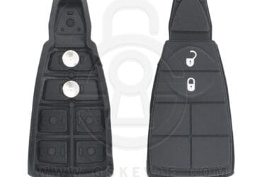 Chrysler Jeep Dodge Fobik Remote Key Replacement Rubber Pad 2 Buttons (Lock, Unlock)