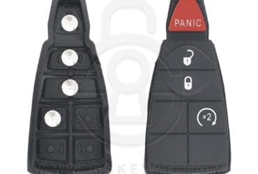 Chrysler Jeep Dodge Remote Key Replacement Rubber Pad 4 Buttons w/ Start