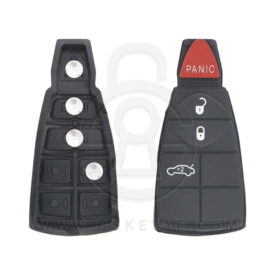 Chrysler Jeep Dodge Remote Key Replacement Rubber Pad 3+1 Buttons w/Trunk