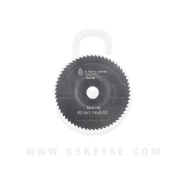 Flat Slotter Cutter Carbide Material Φ60.4X1.14XΦ9.53 GS-1011 For SILCA DELTA Key Machine