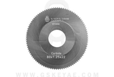 Flat Slotter Cutter Carbide Material Φ80X1.25X22 1538 For SILCA DUO TARGA 2000