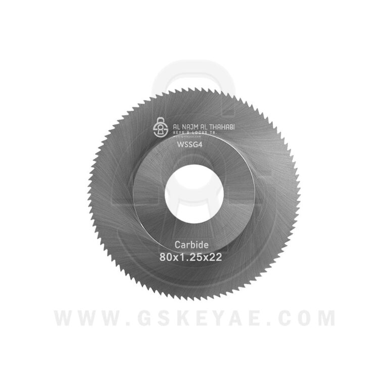 Flat Slotter Cutter Carbide Material Φ80X1.25X22 1538 For SILCA DUO TARGA 2000