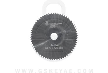 Flat Slotter Cutter Carbide Φ64.6X1.8XΦ9.53 1561 For SILCA DELTA MULTICOPY Key Machine