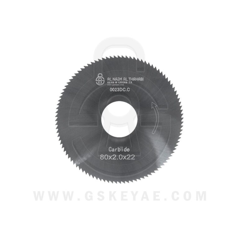 Flat Slotter Cutter Carbide Material Φ80X2.0XΦ22 3453 For SILCA TECH