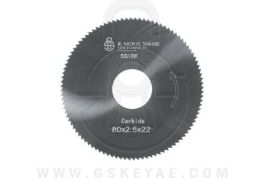 Flat Slotter Cutter Carbide Material Φ80X2.5XΦ22 3460