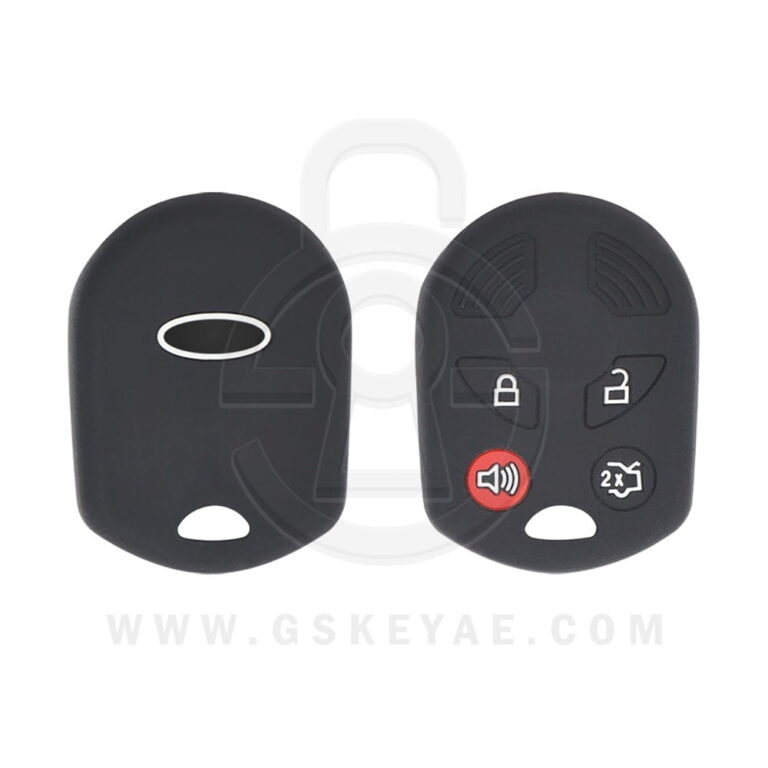 Ford Lincoln Mercury Remote Head Key Silicone Protective Cover Case 4 Button