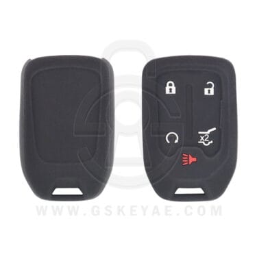 GMC Terrain Acadia Smart Remote Key Silicone Protective Cover Case 5 Button w/Start