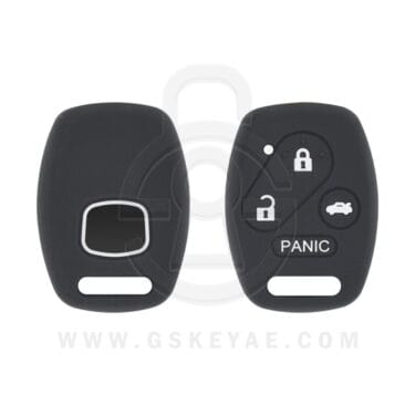 Honda Accord Civic Pilot CR-V Remote Head Key Silicone Protective Cover Case 4 Button