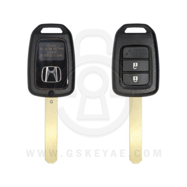 2014 Original Honda Civic Accord Remote Head Key 2 Button 433MHz HON66 Model HLIK6-1T