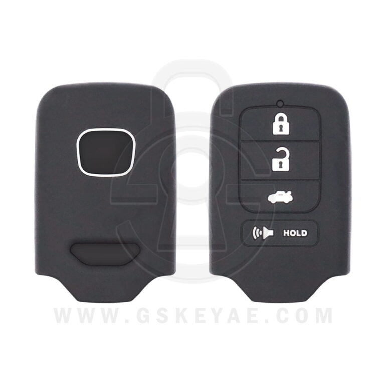 Honda Accord Civic Smart Remote Key Silicone Protective Cover Case 4 Button w/Trunk
