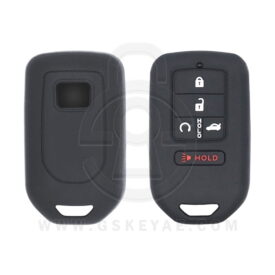 Honda Accord Civic Pilot Smart Remote Key Silicone Protective Cover Case 5 Button w/Start