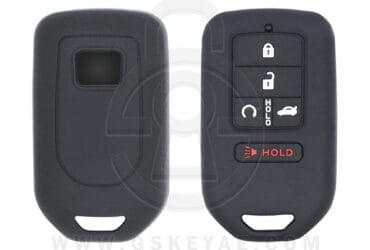 Étui de protection en silicone pour clé intelligente Honda Accord Civic Pilot 5 boutons