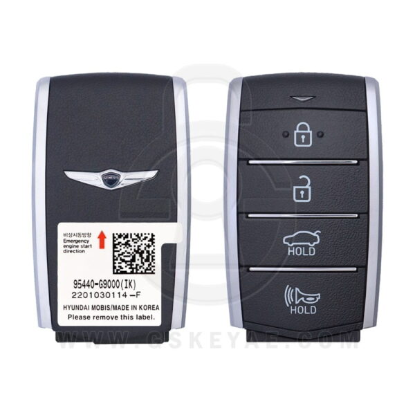 2019-2021 Genuine Hyundai Genesis G70 G90 Smart Key 4 Button 433MHz TQ8-FOB-4F16 95440-G9000