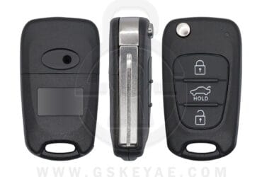 2012-2013 Hyundai KIA Optima Cadenza Flip Remote Key Shell Case Cover 3 Buttons TOY48