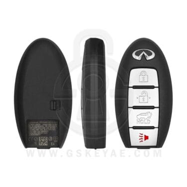 2013-2016 Genuine Infiniti JX35 QX60 Smart Key 4 Button 433MHz KR5S180144014 285E3-9NB4A (OEM)
