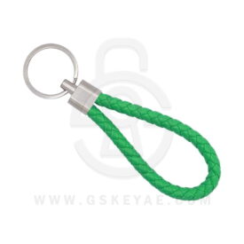 Key Chain Keychain Key Ring Green Leather Rope For Car Keys