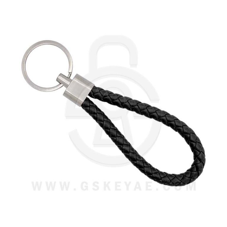Key Chain Keychain Key Ring Leather Rope Black Color For Car Keys