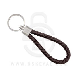 Key Chain Keychain Key Ring Leather Rope Brown Color For Car Keys