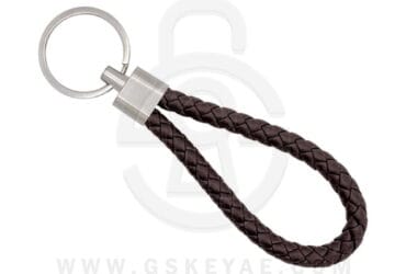 Key Chain Keychain Key Ring Leather Rope Brown Color For Car Keys