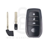 Keydiy KD Universal Smart Key Remote 3 Buttons With 8A Transponder TOY48 TB Series Toyota Type TB01-3