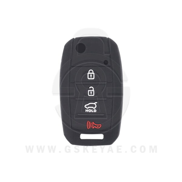 4 Button Silicone Cover Case Replacement For KIA Sportage Sorento Niro Flip Remote Key