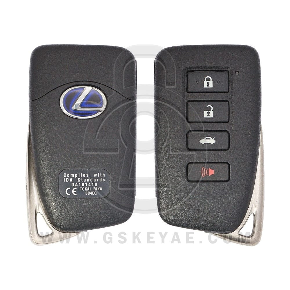 Custodia Chiave Lexus HooRLZ Con Lama Corta 39 Mm | Guscio Sostitutivo 3 Pulsanti Per GS, ES, LS, IS, GX, LX, RX, SC