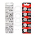 Blister Pack of 5 Maxell CR2016 90mAh 3V Lithium Primary (LiMNO2) Coin Cell Battery