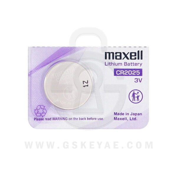 Maxell CR2025 170mAh 3V Lithium Coin Cell Battery - 1 Pack