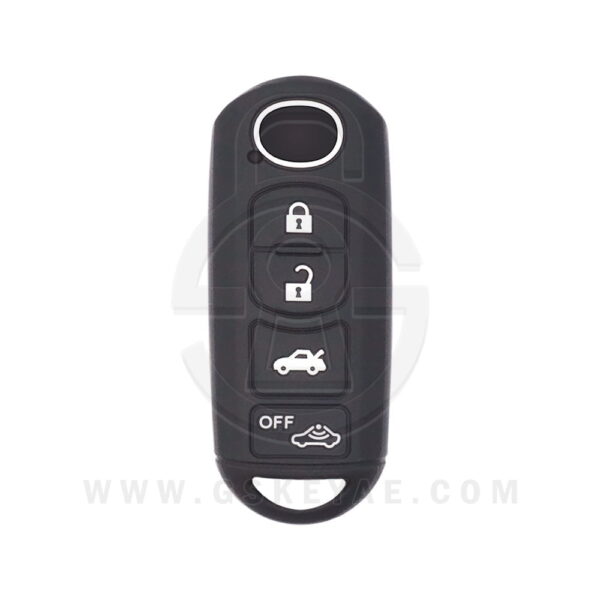 4 Button Silicone Cover Case Replacement For Mazda 3 Smart Key Remote