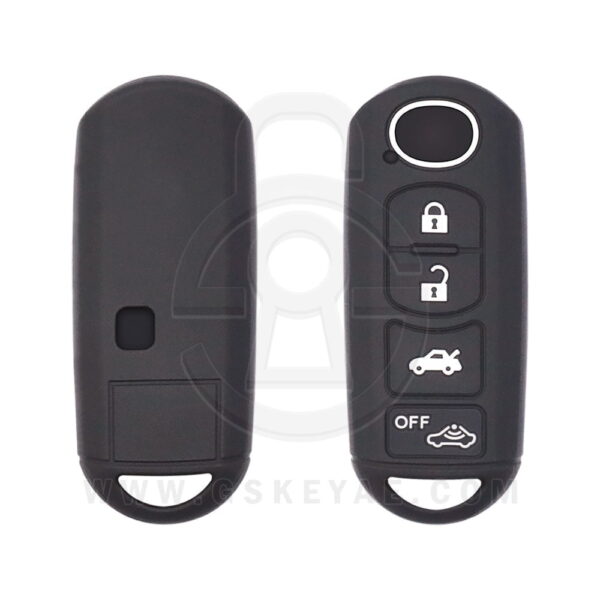 Mazda 3 Smart Remote Key Silicone Protective Cover Case 4 Button