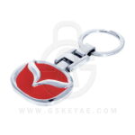 Mazda Logo Car Key Metal Key Chain Keychain Key Ring Chrome RED