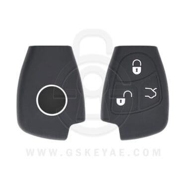 Mercedes Benz Small NEC Smart Remote Key Silicone Protective Cover Case 3 Button
