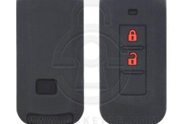 Housse en silicone pour clé intelligente Mitsubishi Outlander ASX 2 boutons