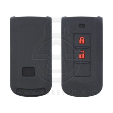 Mitsubishi Outlander ASX L200 Smart Remote Key Silicone Protective Cover Case 2 Button