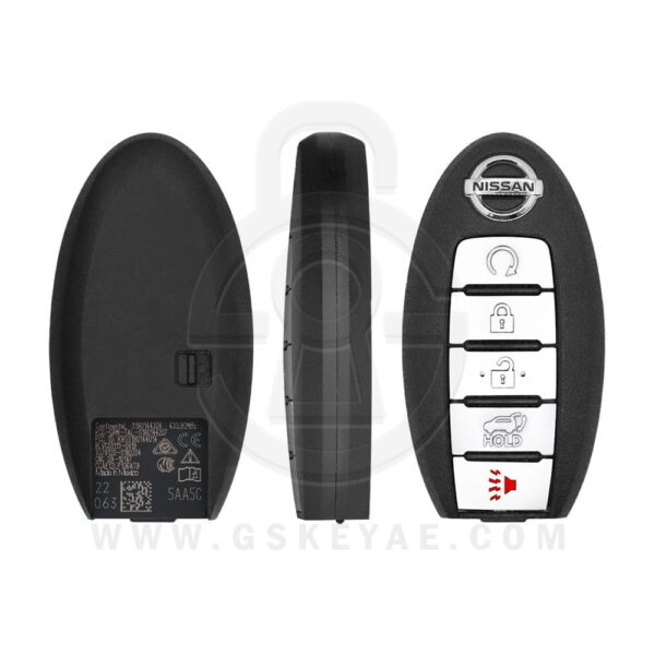 2014-2019 Nissan Murano Pathfinder Smart Key Remote 5 Button 433MHz KR5S180144014 285E3-5AA5C OEM