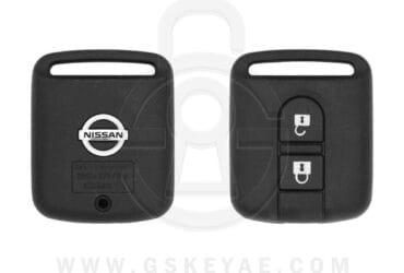 2003-2010 Genuine Nissan Qashqai Navara Micra Remote Head Key 2 Button 433MHz 28268-AX61A (USED)