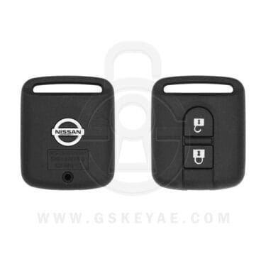 2003-2010 Genuine Nissan Qashqai Navara Micra Remote Head Key 2 Button 433MHz 28268-AX61A (USED)